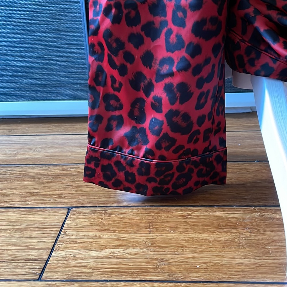 Good American Leopard Lounge/PJ Set - Picture 3 of 7
